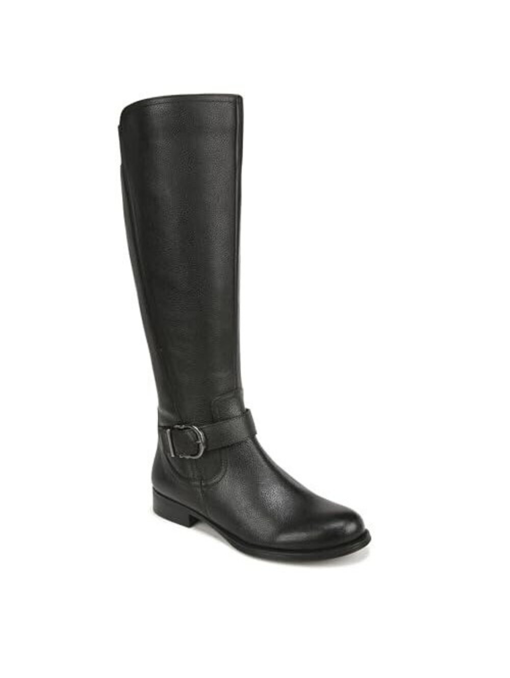 285$ Naturalizer Jaya Wide Calf Knee High Riding Boots Women's Size 7 US Black